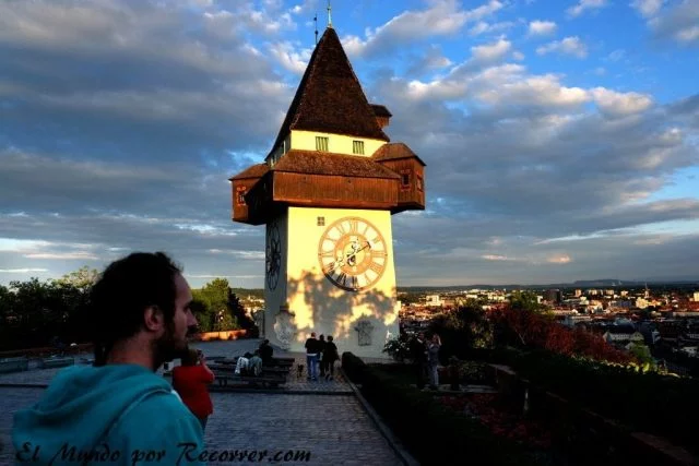 Graz Austria CIudad Unesco Torre del reloj