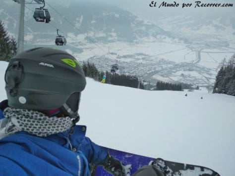Snowboard en Zell am See Austria