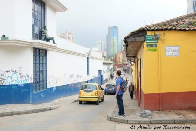 Candelaria calles bogota colombia