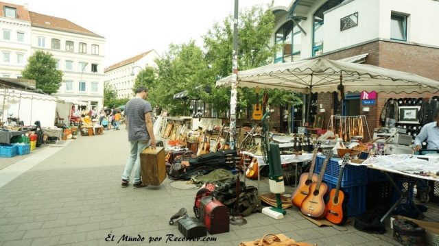 Hamburg alemania el mundo por recorrer flohmarkt