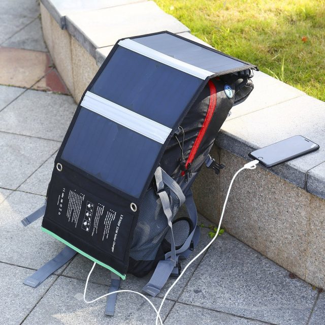 cargador solar mochila