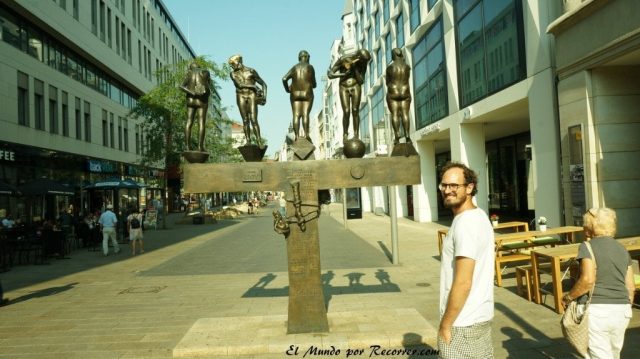 leipzig calles centro alemania